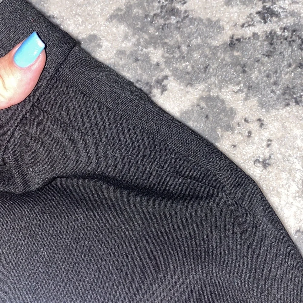 Kate Spade Black Cuffed Wide Leg High Rise pants NWT